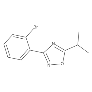 3-(2-Bromophenyl)-5-(propan-2-yl)-1,2,4-oxadiazole Structure