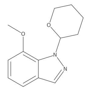7-Methoxy-1-(tetrahydro-2H-pyran-2-yl)-1H-indazole Structure