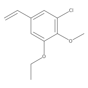 1-Chloro-5-ethenyl-3-ethoxy-2-methoxybenzene Structure