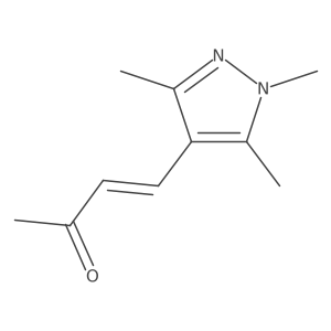 4-(1,3,5-Trimethyl-1h-pyrazol-4-yl)but-3-en-2-one结构式