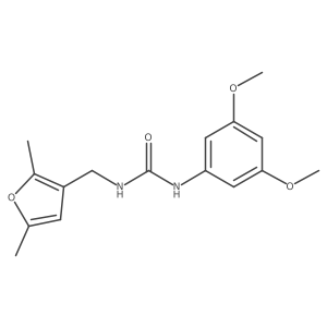 1-(3,5-Dimethoxyphenyl)-3-((2,5-dimethylfuran-3-yl)methyl)urea Structure