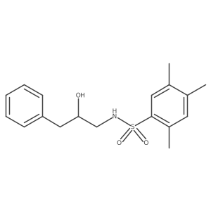 N-(2-hydroxy-3-phenylpropyl)-2,4,5-trimethylbenzenesulfonamide Structure