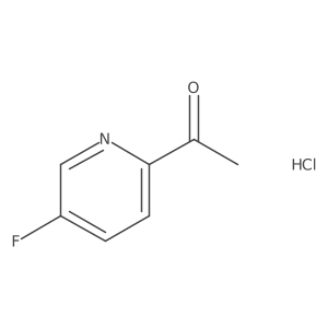 1-(5-Fluoropyridin-2-yl)ethan-1-one hydrochloride Structure