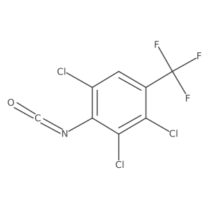 2,3,6-Trichloro-4-(trifluoromethyl)phenyl isocyanate Structure
