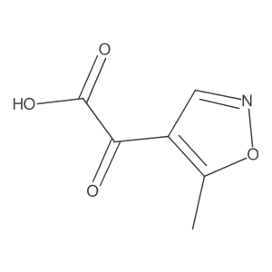 2-(5-Methyl-1,2-oxazol-4-yl)-2-oxoacetic acid Structure