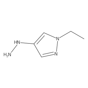 1-ethyl-4-hydrazinyl-1H-pyrazole Structure