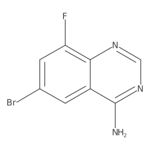 6-Bromo-8-fluoroquinazolin-4-amine Structure