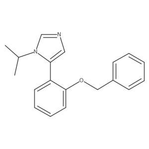 5-[2-(benzyloxy)phenyl]-1-(propan-2-yl)-1H-imidazole Structure