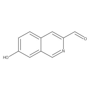 7-Hydroxyisoquinoline-3-carbaldehyde结构式