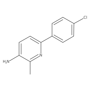 6-(4-Chlorophenyl)-2-methylpyridin-3-amine结构式