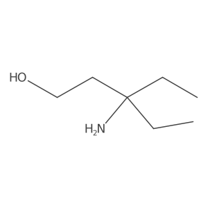 3-Amino-3-ethylpentan-1-ol结构式