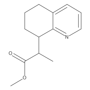 Methyl 2-(5,6,7,8-tetrahydroquinolin-8-yl)propanoate Structure