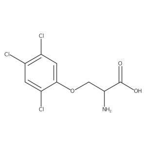 O-(2,4,5-Trichlorophenyl)-L-serine结构式