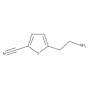 5-(2-Aminoethyl)thiophene-2-carbonitrile Structure