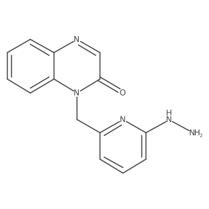 2(1H)-Quinoxalinone, 1-[(6-hydrazinyl-2-pyridinyl)methyl]- Structure