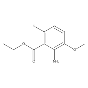 Ethyl 2-amino-6-fluoro-3-methoxybenzoate Structure