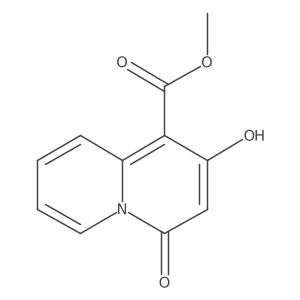 Methyl 2-hydroxy-4-oxo-4H-quinolizine-1-carboxylate结构式