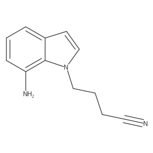 4-(7-amino-1H-indol-1-yl)butanenitrile Structure