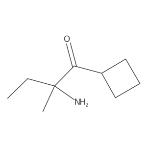 2-Amino-1-cyclobutyl-2-methylbutan-1-one Structure