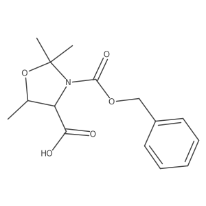 N-Benzyloxycarbonyl-N,O-isopropylidene-L-threonine Structure