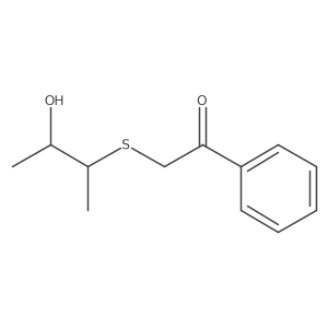 2-[(3-Hydroxybutan-2-yl)sulfanyl]-1-phenylethan-1-one结构式