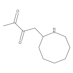 1-(Azocan-2-yl)butane-2,3-dione Structure