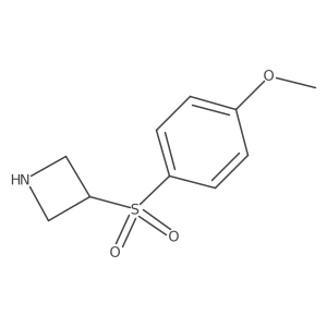3-(4-methoxyphenyl)sulfonylazetidine结构式