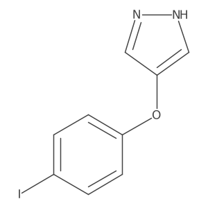 4-(4-Iodophenoxy)-1H-pyrazole结构式