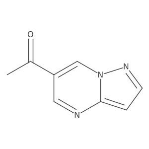 1-(Pyrazolo[1,5-a]pyrimidin-6-yl)ethan-1-one结构式