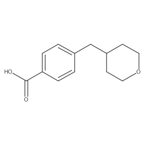 4-(Tetrahydropyran-4-ylmethyl)-benzoic acid结构式
