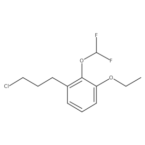 1-(3-Chloropropyl)-2-(difluoromethoxy)-3-ethoxybenzene Structure