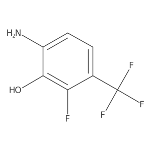 6-Amino-2-fluoro-3-(trifluoromethyl)phenol结构式