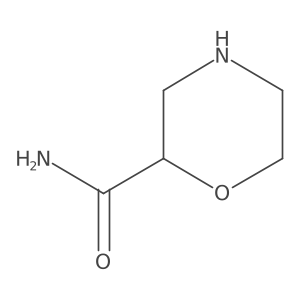 (2S)-morpholine-2-carboxamide结构式