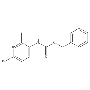 benzyl N-(6-bromo-2-methylpyridin-3-yl)carbamate Structure