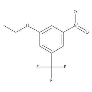 1-Ethoxy-3-nitro-5-(trifluoromethyl)benzene Structure