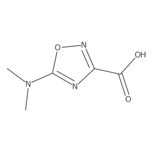 5-(Dimethylamino)-1,2,4-oxadiazole-3-carboxylic acid Structure