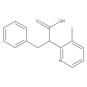 2-(3-Methylpyridin-2-yl)-3-phenylpropanoic acid结构式