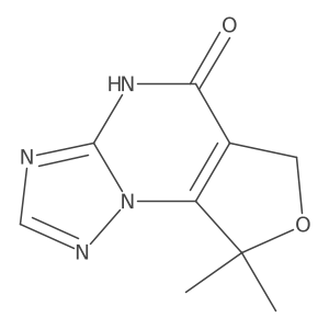 3,3-Dimethyl-4-oxa-1,8,10,12-tetraazatricyclo[7.3.0.0,2,6]dodeca-2(6),7,9,11-tetraen-7-ol结构式
