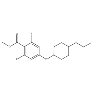 Methyl 2,6-difluoro-4-[(trans-4-propylcyclohexyl)oxy]benzoate Structure