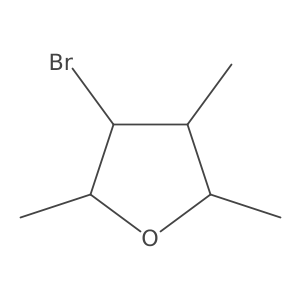 3-Bromo-2,4,5-trimethyloxolane结构式