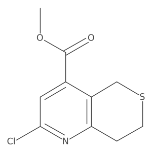 Methyl 2-chloro-5H,7H,8H-thiopyrano[4,3-b]pyridine-4-carboxylate Structure