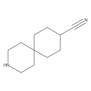 3-Azaspiro[5.5]undecane-9-carbonitrile Structure