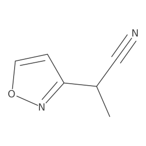 Isoxazolylpropionitrile结构式