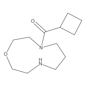 4-Cyclobutanecarbonyl-1,4,8-oxadiazecane Structure