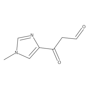 3-(1-methyl-1H-imidazol-4-yl)-3-oxopropanal Structure
