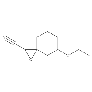 5-Ethoxy-1-oxaspiro[2.5]octane-2-carbonitrile结构式