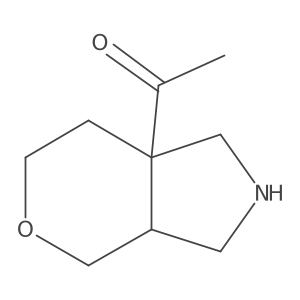 1-{Octahydropyrano[3,4-c]pyrrol-7a-yl}ethan-1-one Structure