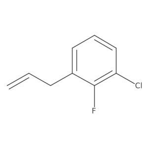 1-Chloro-2-fluoro-3-(prop-2-en-1-yl)benzene结构式