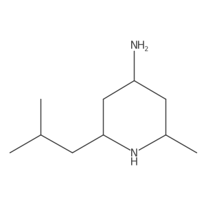 2-Isobutyl-6-methylpiperidin-4-amine结构式
