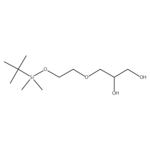 3-[2-(tert-Butyl-dimethylsilanyloxy)ethoxy]propane-1,2-diol Structure